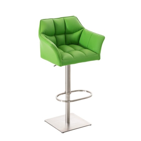 Fauteuil de bar Wooster — Similicuir · Vert