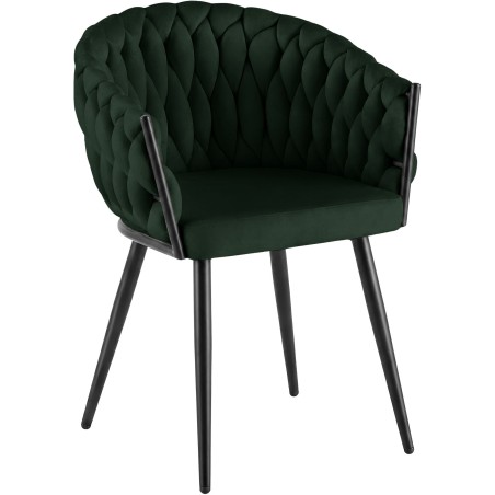 Chaise Marylebone — Velours · Vert