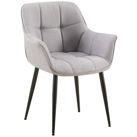 Chaise Finsbury — Tissu · Gris