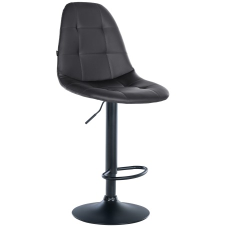 Tabouret de bar Aldgate — Similicuir · Noir