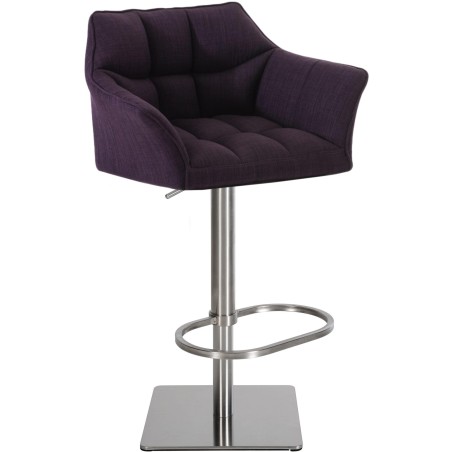Fauteuil de bar Wooster — Tissu · Violet