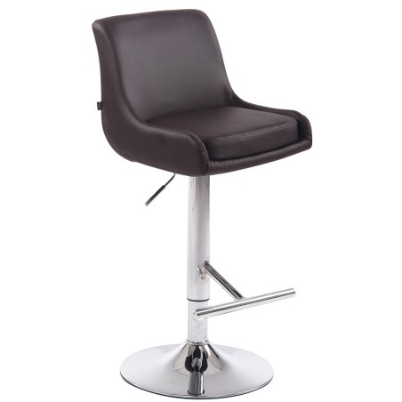 Tabouret de bar Pine — Similicuir · Marron