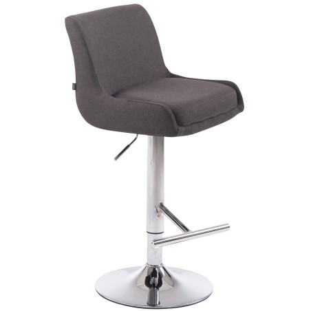Tabouret de bar Pine — Tissu · Gris foncé