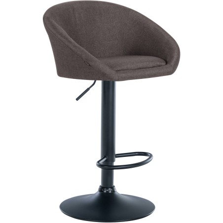 Tabouret de bar Vauxhall — Tissu · Gris foncé