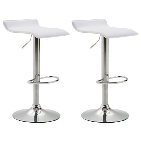 Tabourets de bar Exchange — Similicuir · Blanc