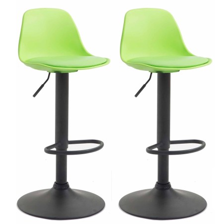 Tabourets de bar Thames — Plastique · Vert