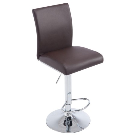 Tabouret de bar Kennington — Similicuir · Marron