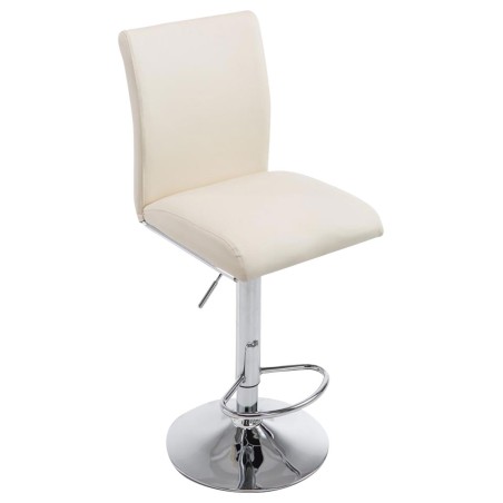 Tabouret de bar Kennington — Similicuir · Crème