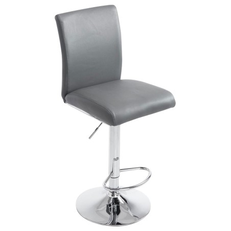 Tabouret de bar Kennington — Similicuir · Gris