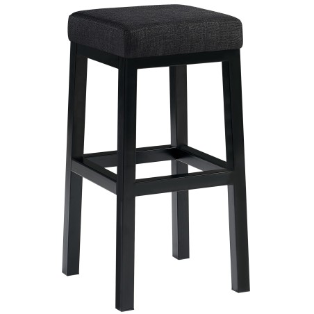 Tabouret de bar Rector — Tissu · Gris foncé