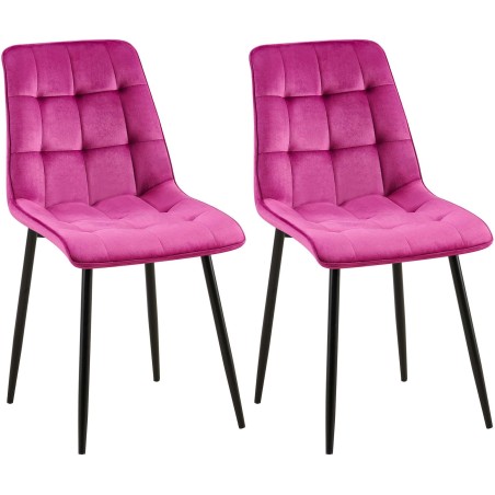 Chaises Chambers — Velours · Violet