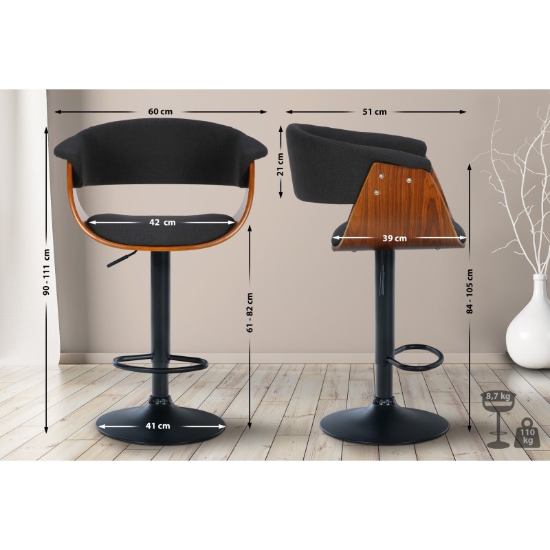 Tabouret de bar Cortlandt