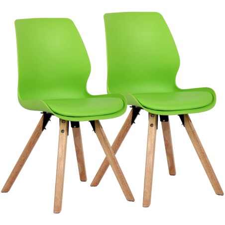 Chaise Neal — Plastique · Vert