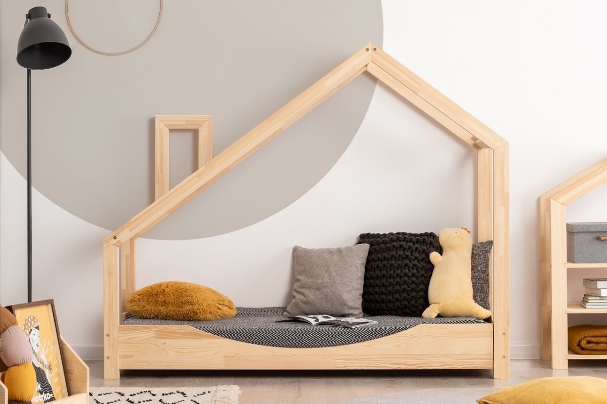 FREIDA lit cabane enfant en bois de pin renouvelable