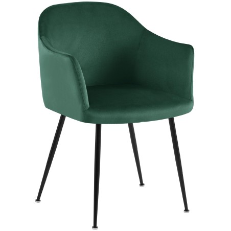 Chaise Grosvenor — Velours · Vert foncé