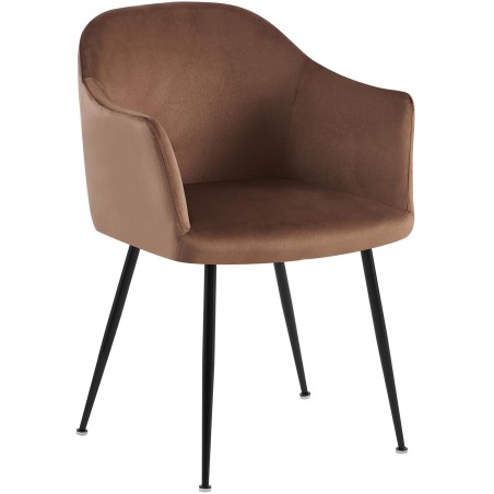 Chaise Grosvenor — Velours · Marron