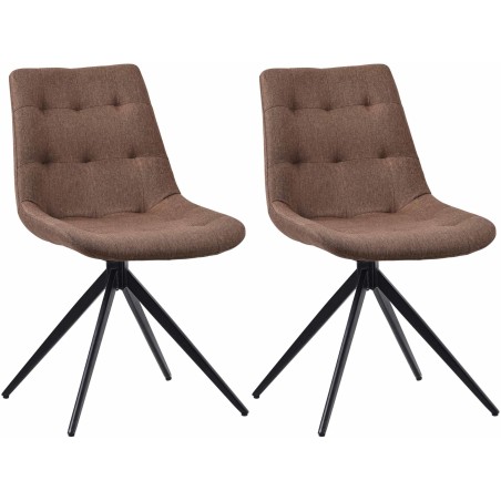 Chaises Berkeley — Tissu · Taupe