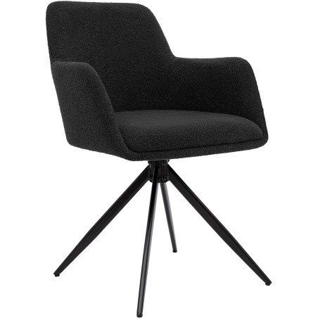 Chaise Jermyn — Tissu · Gris foncé