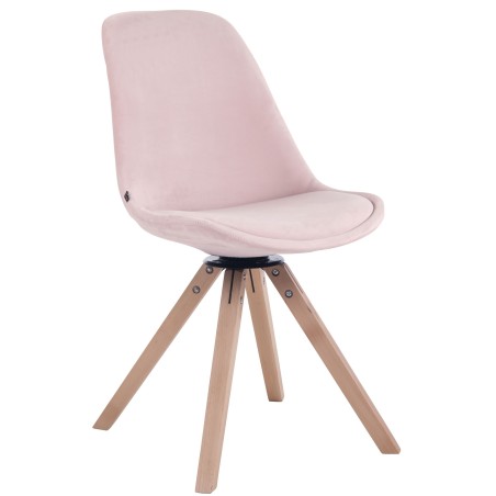 Chaise Hanover — Velours · Rose