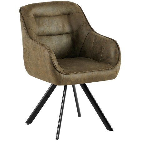 Chaise Burlington — Similicuir · Vert