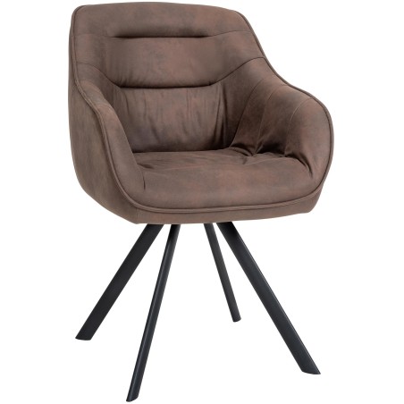 Chaise Regent — Similicuir · Marron