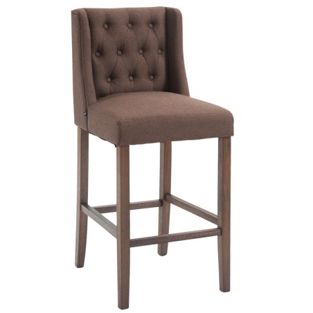 Tabouret de bar Spitalfields — Tissu · Marron