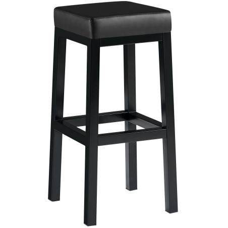 Tabouret de bar Rector 83 — Similicuir · Noir