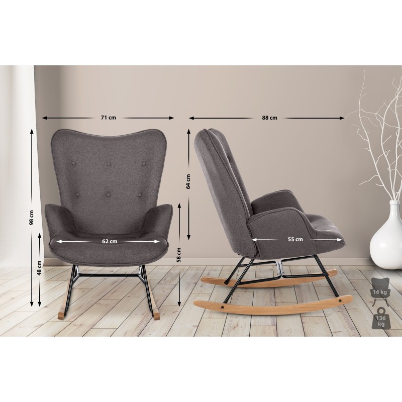 Fauteuil à bascule Vosges