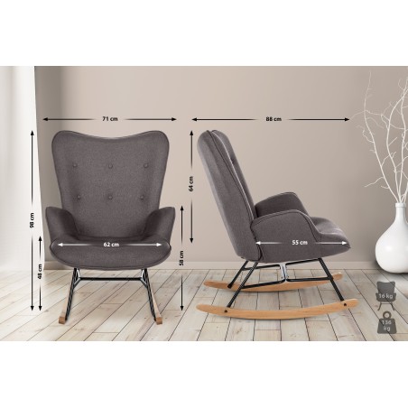 Fauteuil à bascule Vosges
