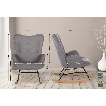 Fauteuil à bascule Vosges