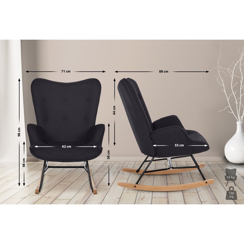 Fauteuil à bascule Vosges