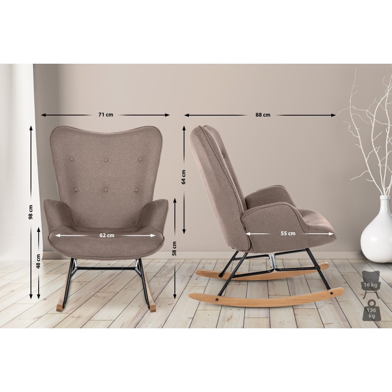 Fauteuil à bascule Vosges