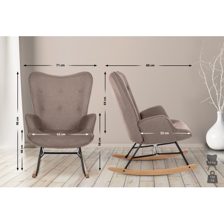 Fauteuil à bascule Vosges