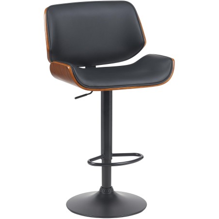 Tabouret de bar Aldwych — Similicuir · Noir