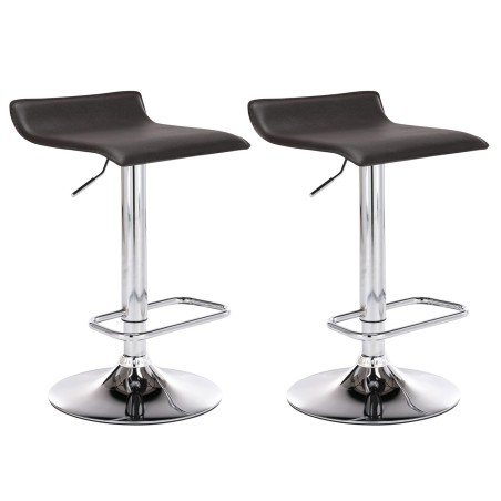 Tabourets de bar Kingsland — Similicuir · Marron