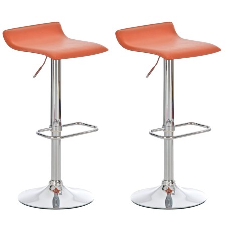 Tabourets de bar Kingsland — Similicuir · Orange