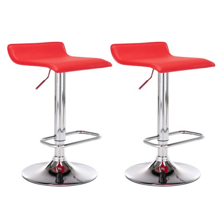 Tabourets de bar Kingsland — Similicuir · Rouge