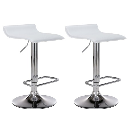 Tabourets de bar Kingsland — Similicuir · Blanc
