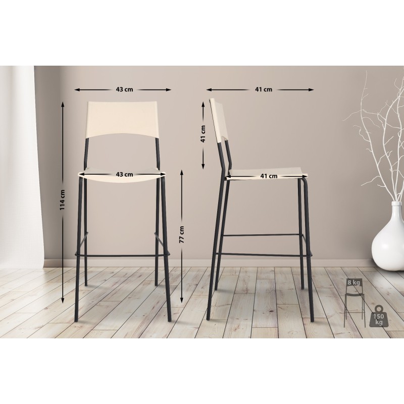 Tabouret de bar Temple