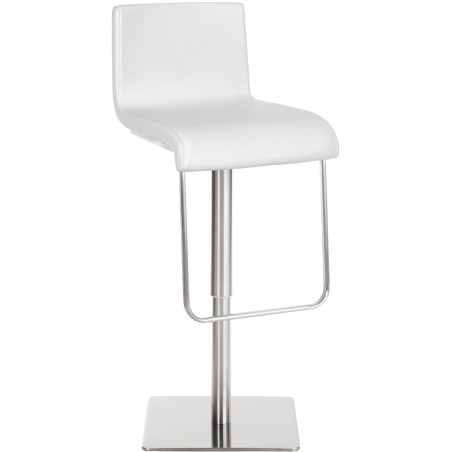 Tabouret de bar Camberwell — Similicuir · Blanc