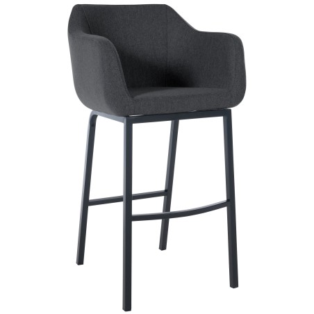 Tabouret de bar Lewisham — Feutre · Gris