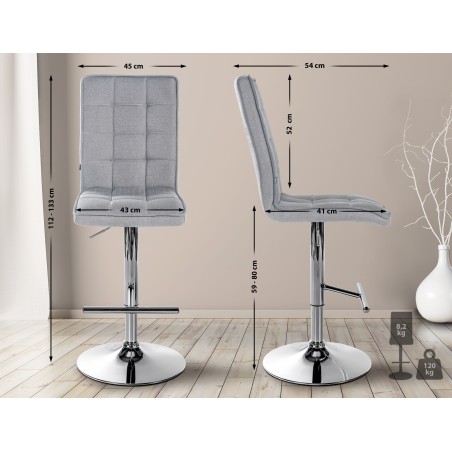 Tabouret de bar Clifford
