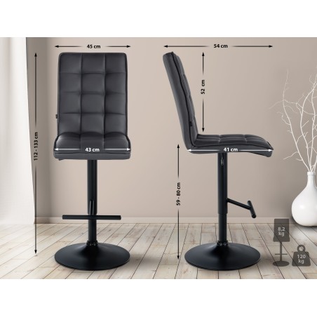 Tabouret de bar Clifford