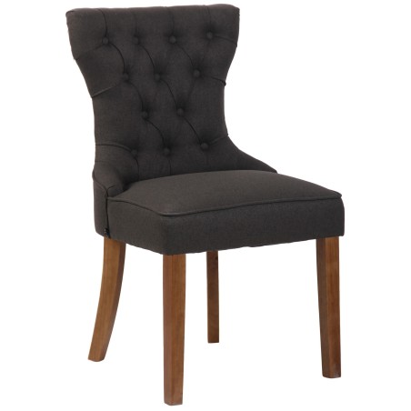 Chaise Wimpole — Tissu · Gris foncé