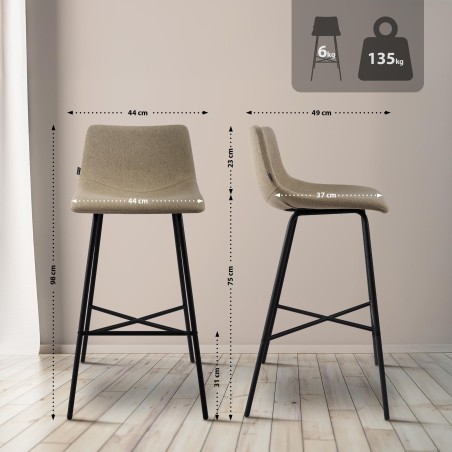 Tabouret de bar Clapton