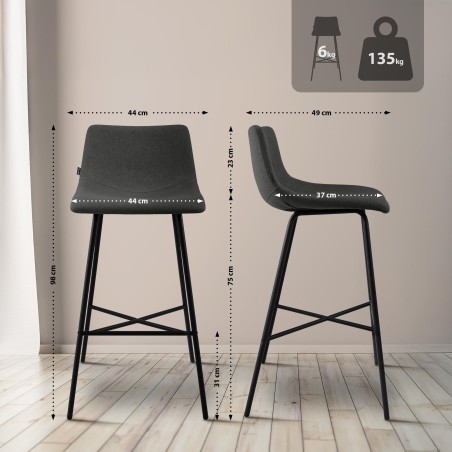 Tabouret de bar Clapton