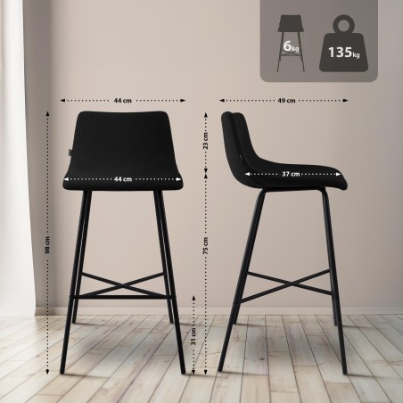 Tabouret de bar Clapton