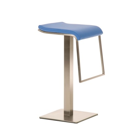 Tabouret de bar Moorfields — Similicuir · Bleu