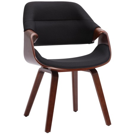 Chaise Canonbury — Tissu · Noir