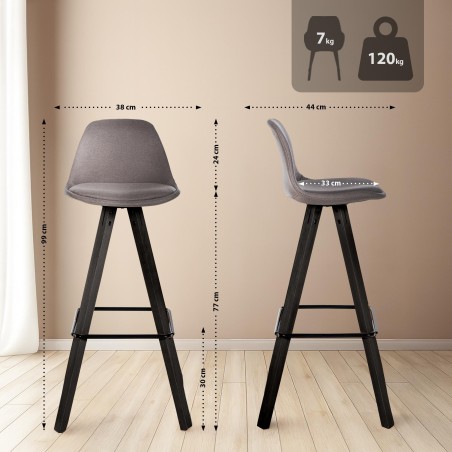 Tabourets de bar Hatton